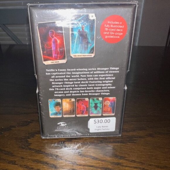 Stranger Things Tarot Card Deck & Guidebook NIP Sealed - Picture 2 of 2